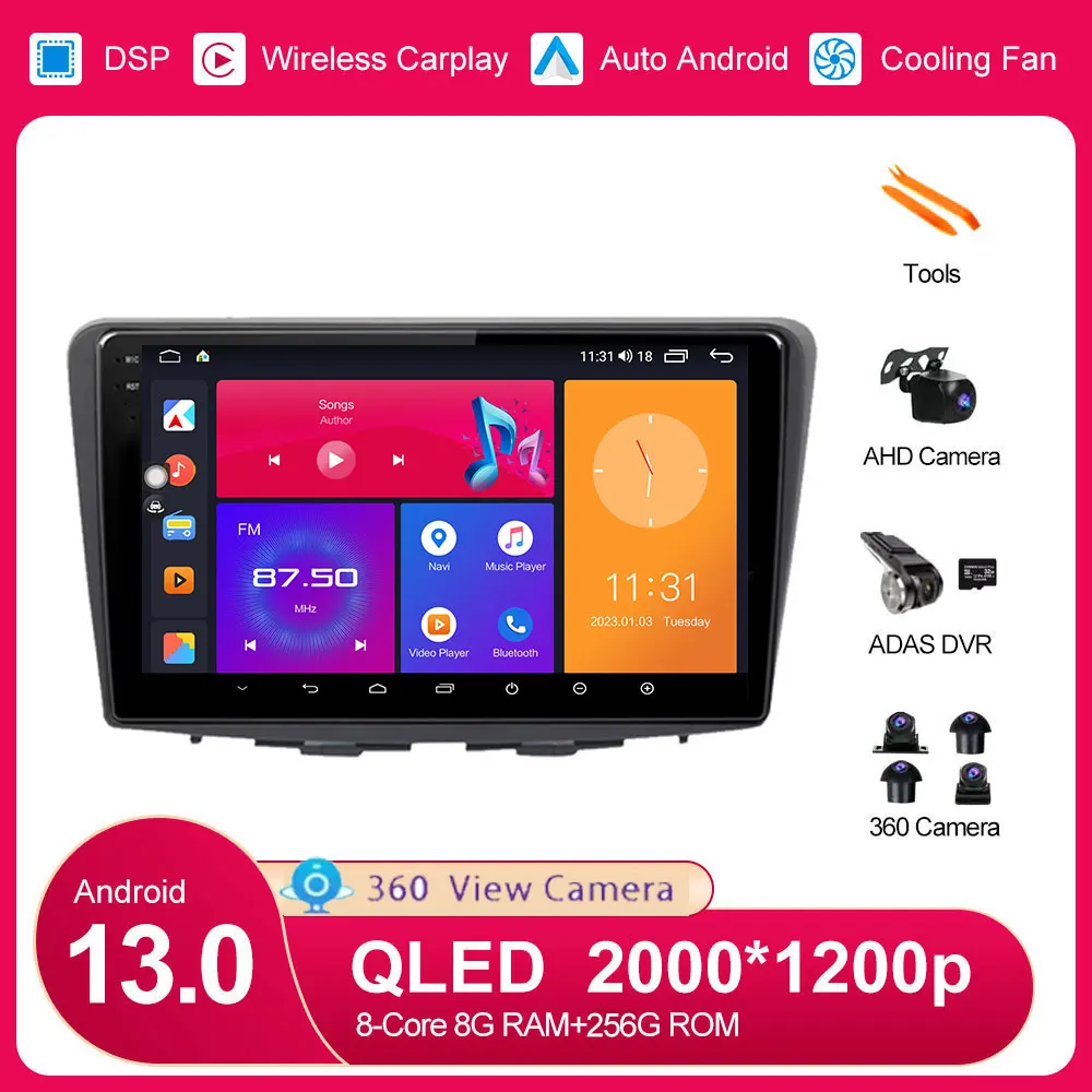 

Android 13 для Suzuki Baleno 2016 2017 2018 2019 GPS экран Поддержка Raer камера Carplay OBD автомобильное мультимедийное радио видеоплеер