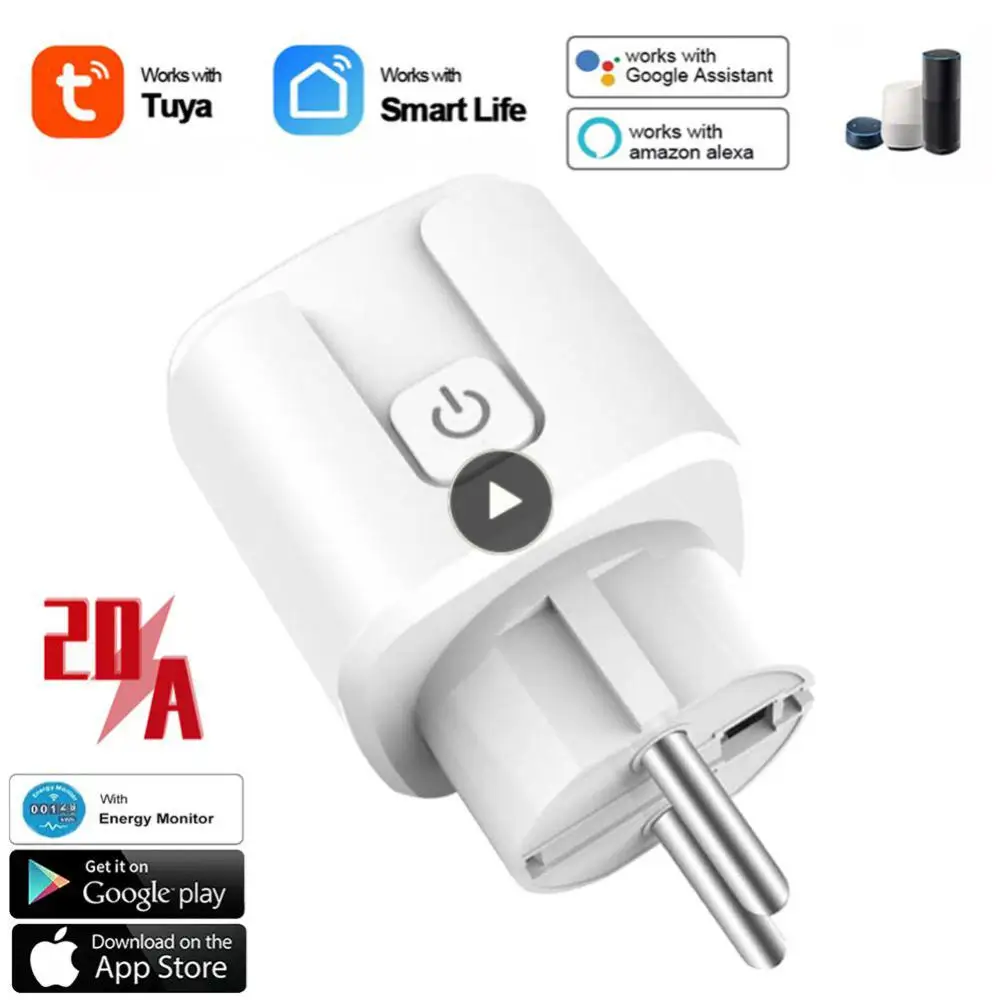 

Умная розетка Zigbee 20A с поддержкой Alexa и Google Home