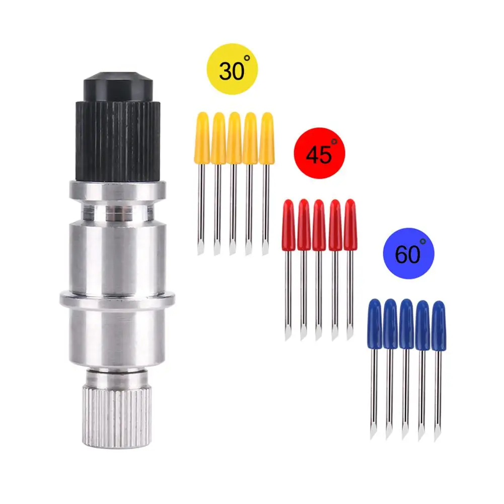 

5 шт. 30/45/60 градусов сменные лезвия для графитока Cb09 плоттер лезвие нож режущие лезвия для электроинструментов режущий плоттер