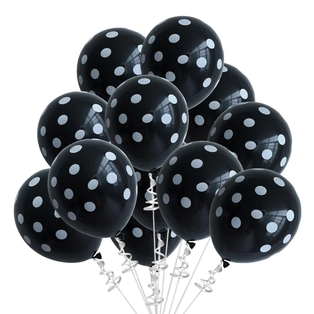 

Латексные шары 12 дюймов polka dot 10/20/30 шт