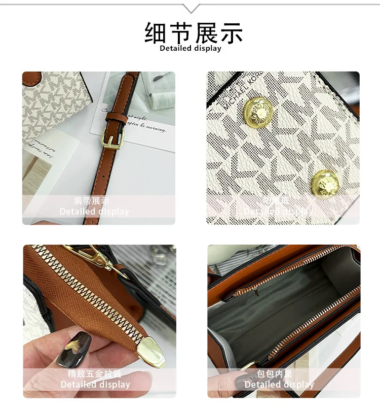 Фото Новая женская модная повседневная сумка через плечо Michael Kors, деловая дорожная сумка, многофункциональная сумка с логотипом. №5