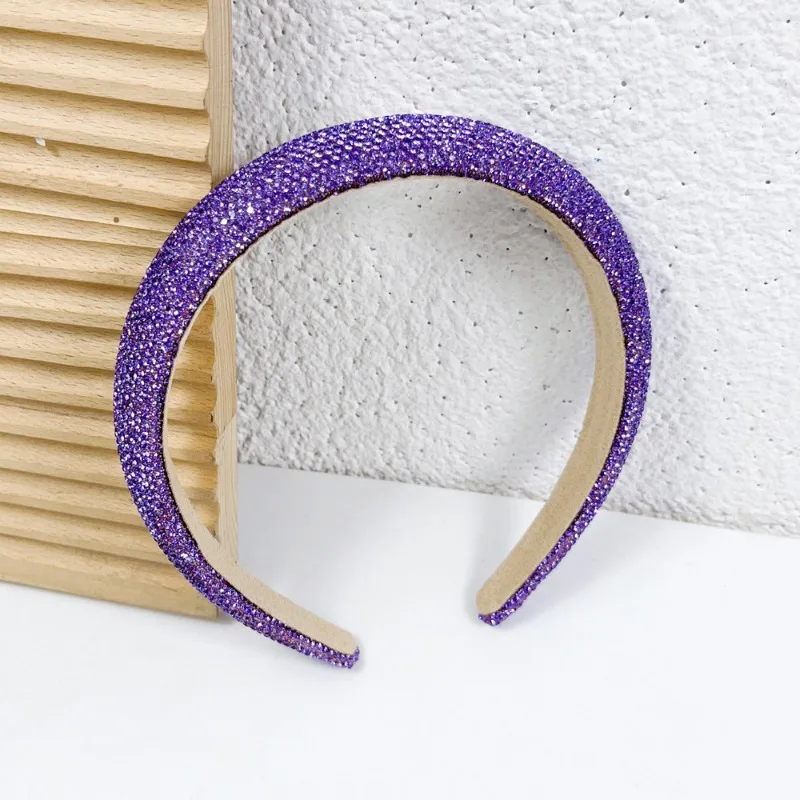 Ободок для волос со стразами