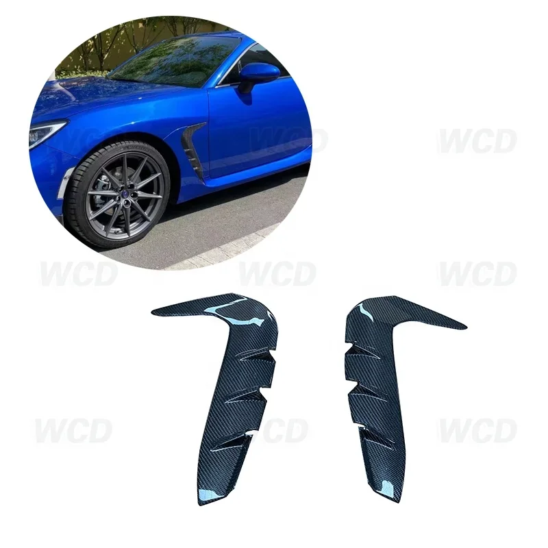 Sti Style Карбоновый комплект Aero Body Kit Передний сплиттер Боковой Задний Накладка на