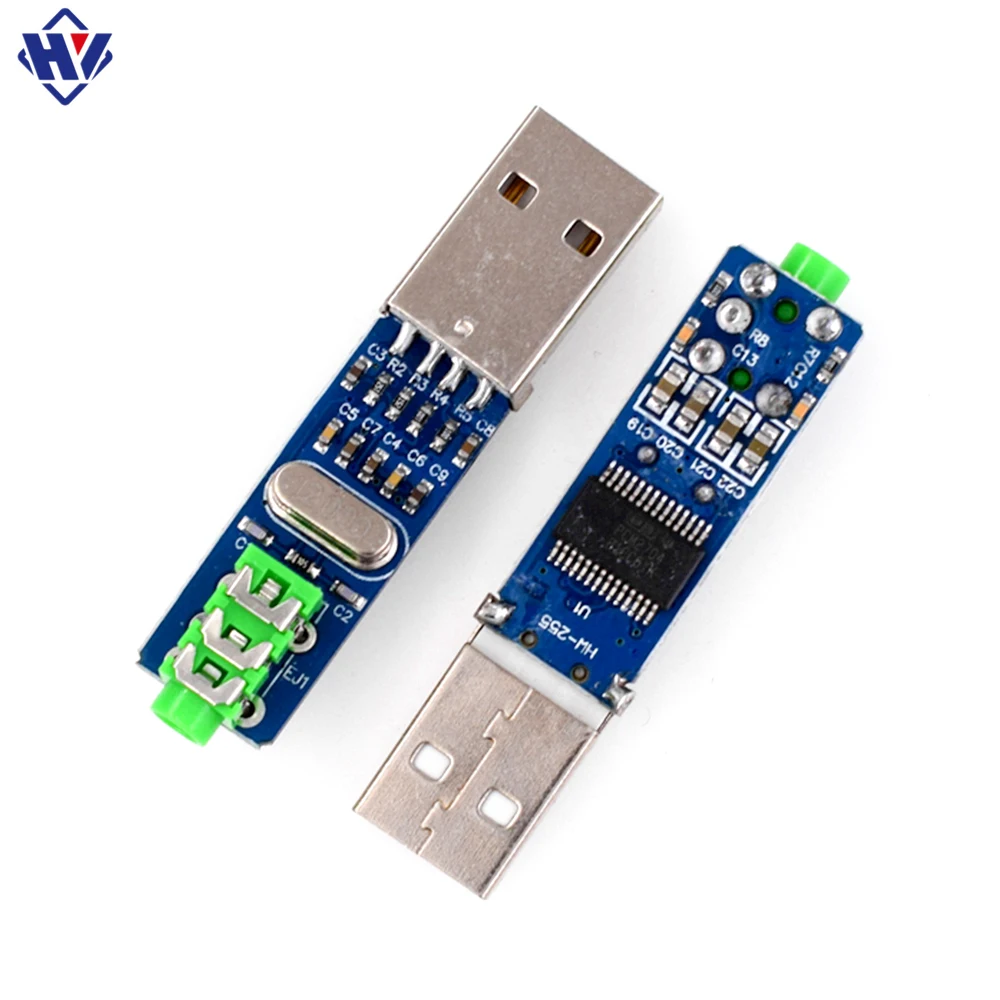 Mini USB DAC Mini USB DAC decoder PCM2704 USB sound card analog DAC decoder board supports sampling rate 16BIT/32-48KHZ module