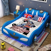 car childrens bed boy with fence cartoon 1 5 m 1 8 internet celebrity female storage baby single customizable
