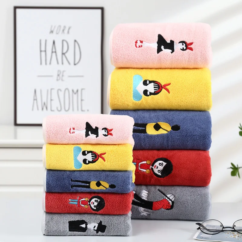 

1 шт. полотенце из кораллового флиса портативное водопоглощающее принадлежности для ванной комнаты для домашнего использования мягкий сва...