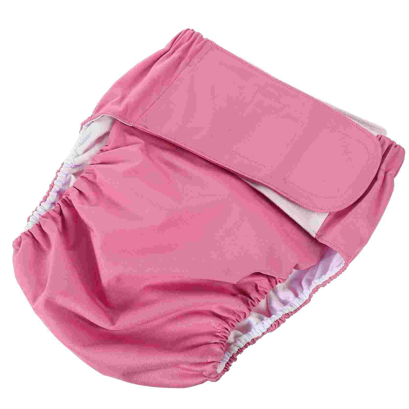 Diaper Pants for The Elderly Washable Urinal Reusable Adult Pocket Leakproof Nappy Polyester Incontinence