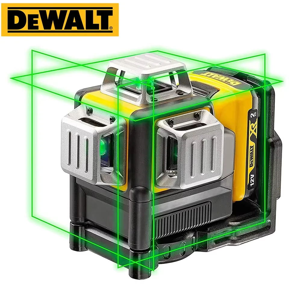 Фото Dewalt Новый DW089LG Зеленый Свет 12-линейные инструменты 360 градусов 12 В литиевая батарея вращающаяся самовыравнивающаяся вертикальная суперлучевая конструкция №5