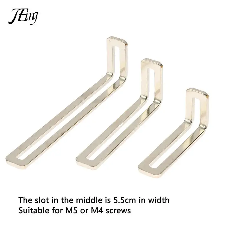 

Nickel-plated Corner Bracket Adjustable 90 Degree L-Shaped Corner Brackets Angle Iron Connector Shelf Support Accessories