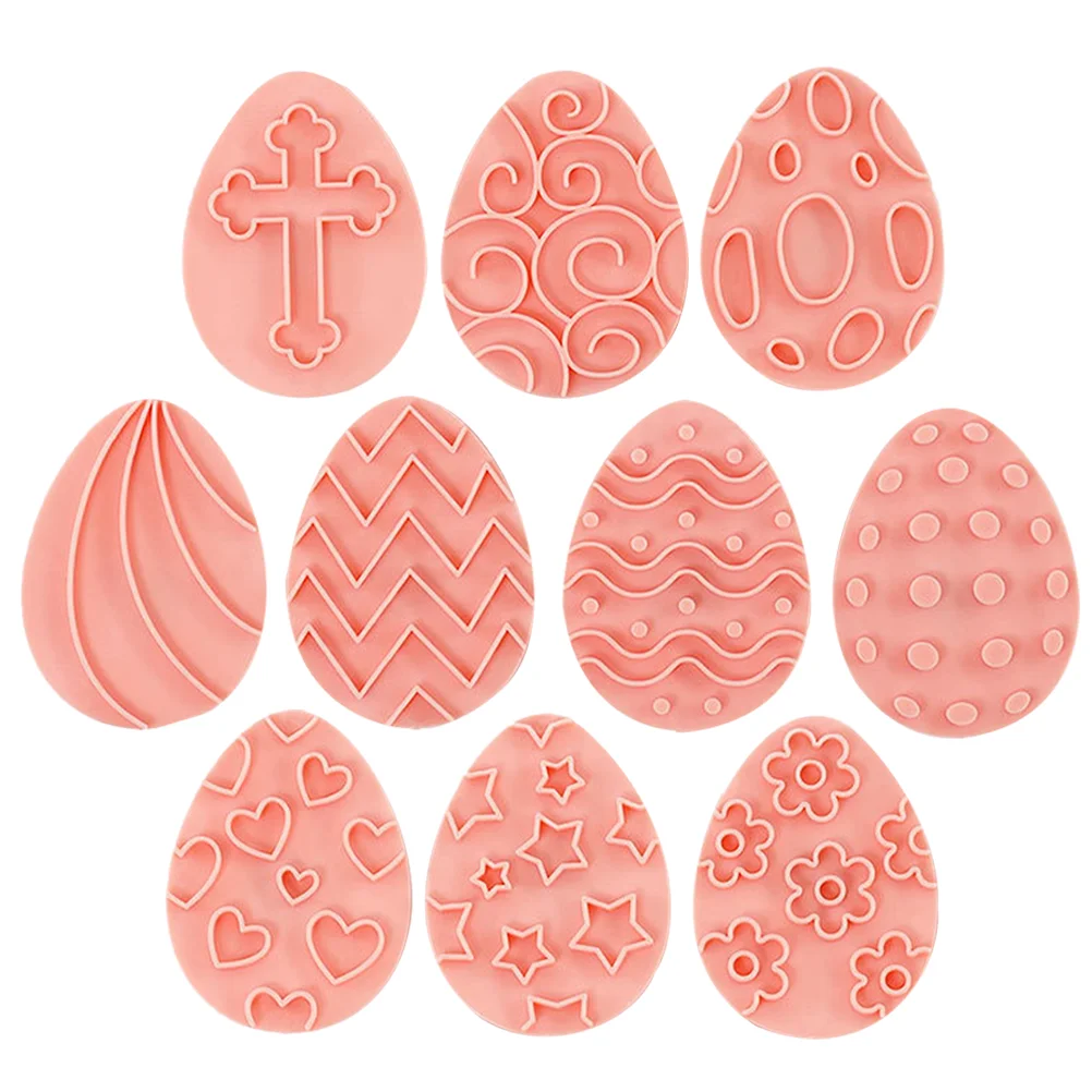 

Easter Cookie Biscuit Baking Mold Egg Molds Lid Pan Cupcake Party Favor Supplies Shapes Plunger Animal Moulds Embosser Cookies