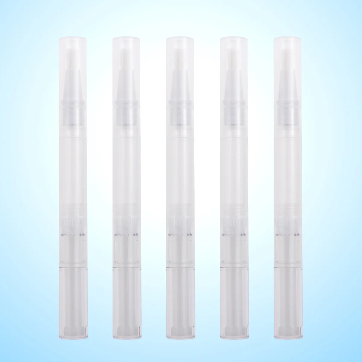 5 шт. 3 мл прозрачные ручки пустая масляная ручка для ногтей с контейнером