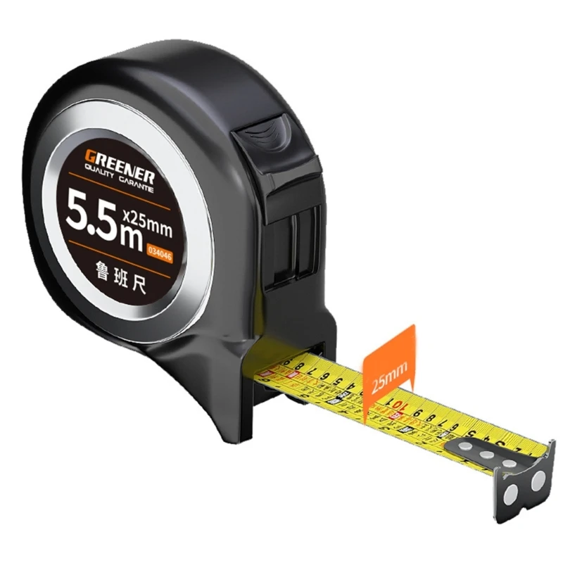 

Stainless Steel Tape Measure Nylon Waterproof Wear-resistant Steel Tape 5.5M/8M G6KA