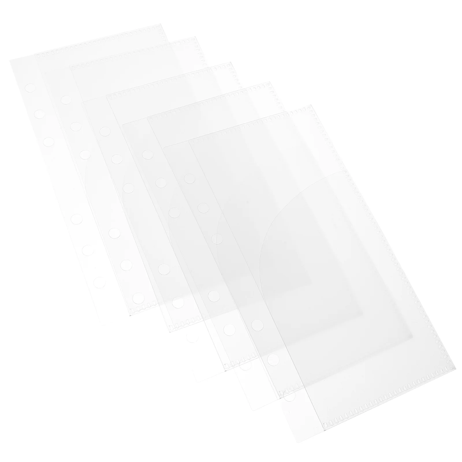 

5 Pcs Binder Baggies Budget Accessory Pocket Portable Envelopes Cash Budgeting Book Inserts