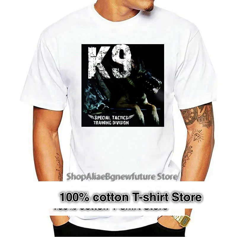 

Fashion Malinois K9 Special Tactics T Shirt For Men Cool Crew Neck Boy Girl Tee Shirt Gents Tee Tops