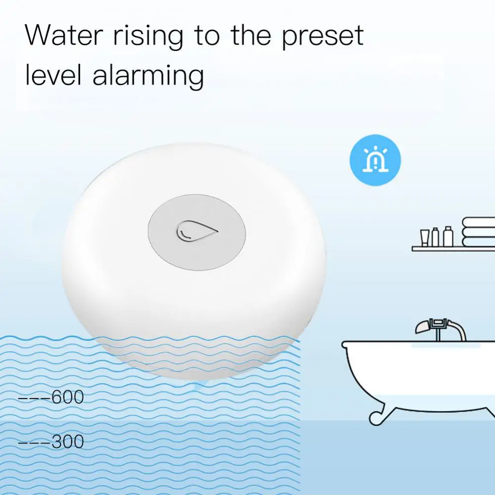 

Детектор утечки воды ZigBee, датчик наводнения, оповещение о переполнении, охранная сигнализация, работает с приложением Tuya Smart Life и дистанционным управлением
