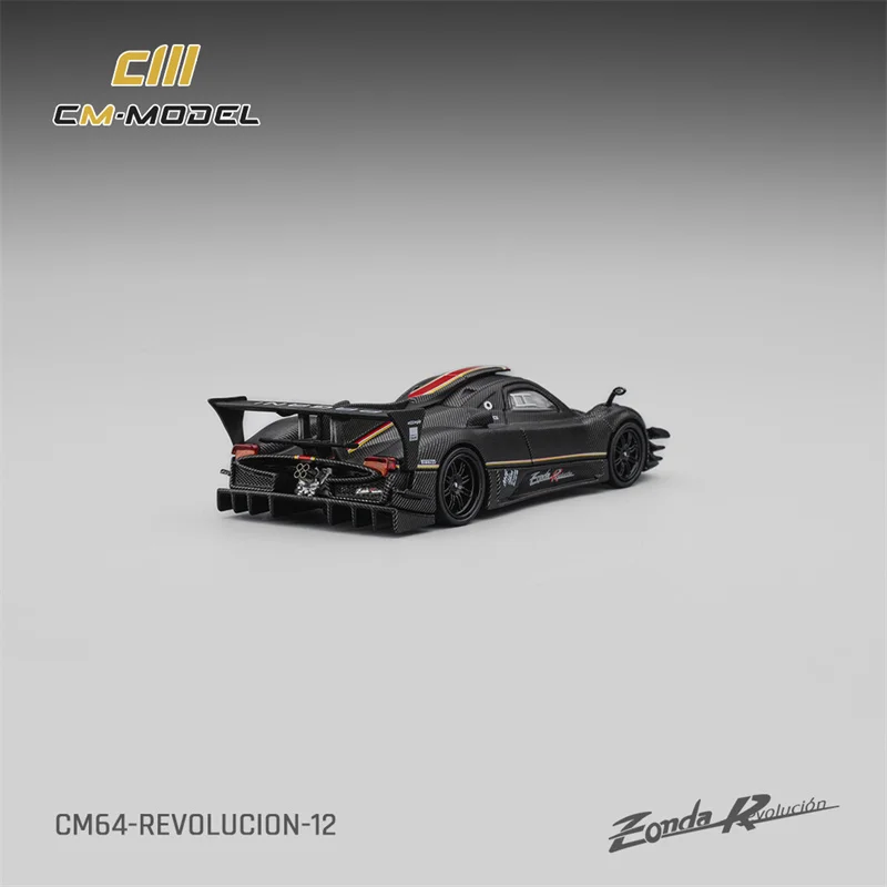 Фото Модель CM 1:64 Pagani Zonda Revolución Drycarbon / BRZ, литая под давлением, миниатюрная коллекционная модель автомобиля, подарок №2
