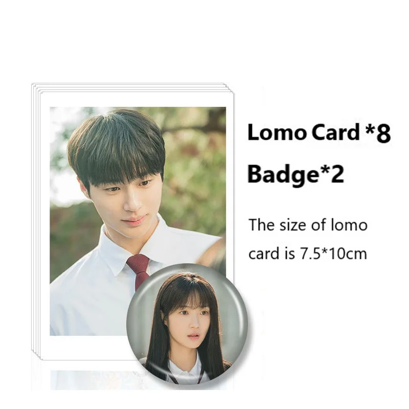 Loverly Runner Byeon Woo-seok Hye-yoon Kim фотоальбом плакат ломо-карта Закладка значок