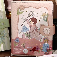 note for lovely days colorful cartoon little girl diary book 1318cm 2022 2023 undated planner agenda gift 196p free shipping