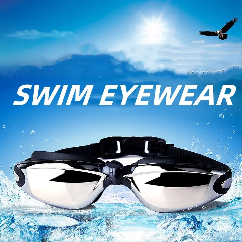

Летние плавательные очки для мужчин и женщин, аксессуары для плавания, водные очки, Профессиональные Бинокли для дайвинга для взрослых с затычками для ушей 2023