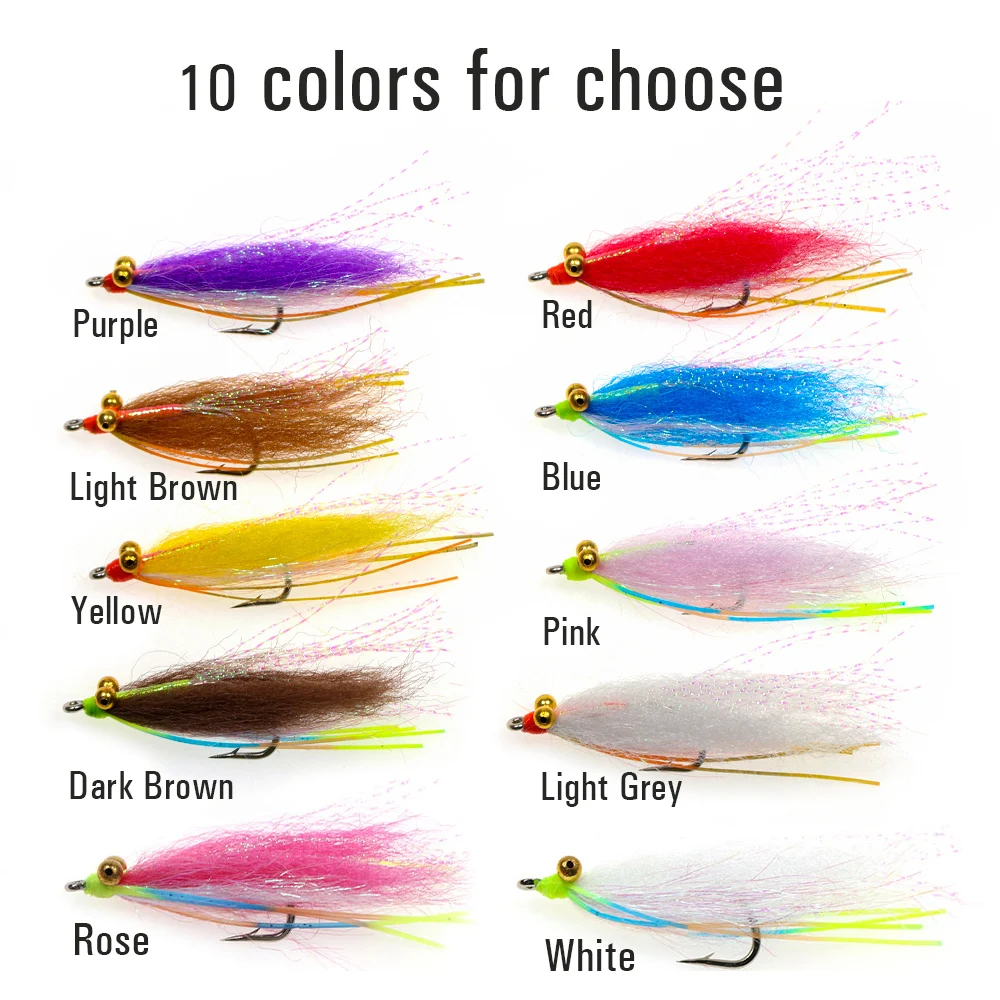 Wifreo 3 шт. сумасшедшая круглая звезда Чарли Fly Eyes Bonefish разрешение Tarpon Redfish Морская