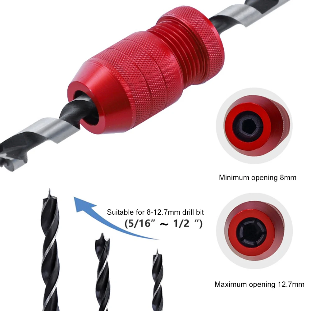 

8-12.7mm Drill Bit Shaft Depth Stop Collars Woodworking Drill Bit Limited Ring Collar Locator Woodworking Drill Bit Accessories