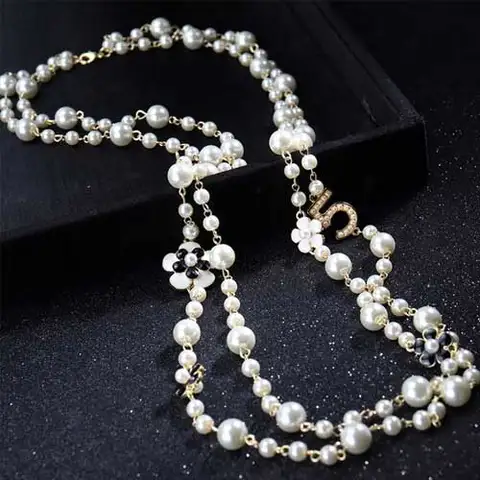 SKEDS Элегантное жемчужное ожерелье