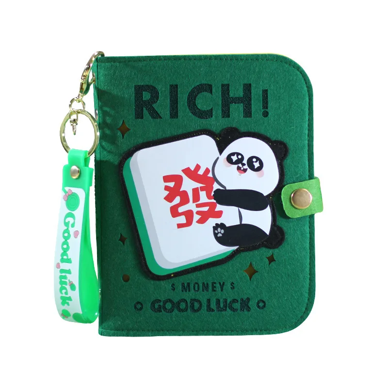 Новинка 2024 портативный блокнот с кармашком для проверки в маджонге учетная