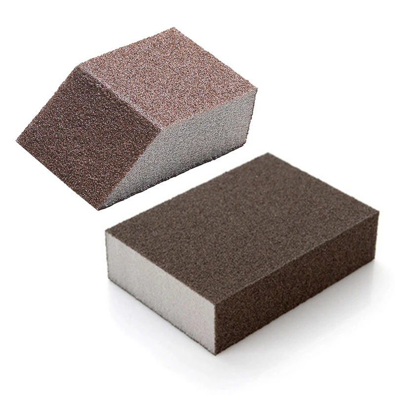 

2pcs Pottery Frosted Sponge DIY Ceramic Repair Blank Wear-resistant Sculpture Tool Ceramic Blank Plaster Polishing Kitchen Clean