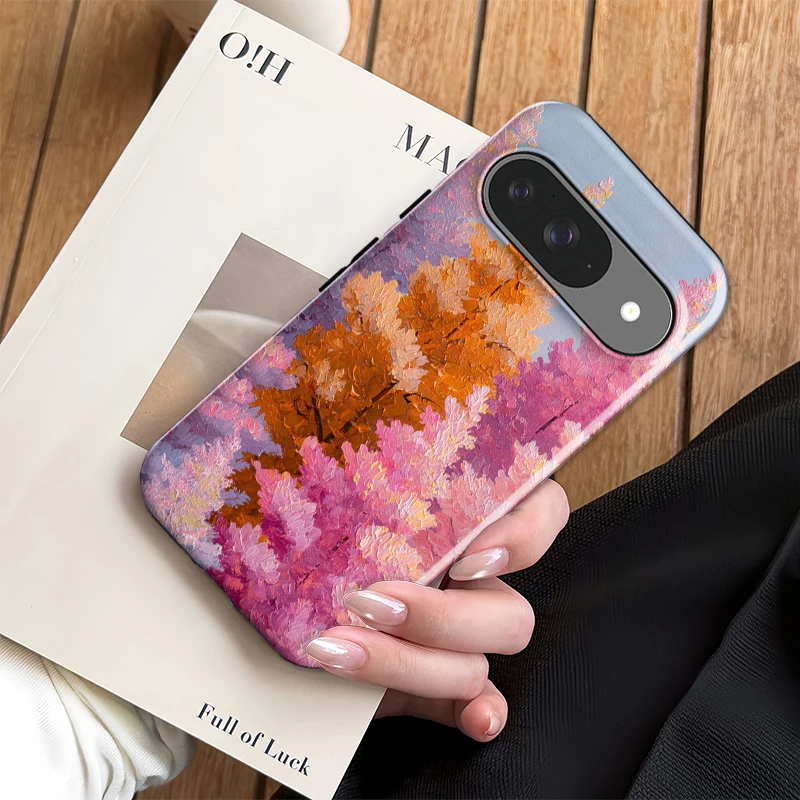 Матовый акриловый чехол Fcicicase для Google Pixel 10 9 Pro XL 8 9 10 Pro 7A 8A 10A с рисунком дерева, противоударный защитный чехол (art.: 3920db67356cb) - 3920db67356cb