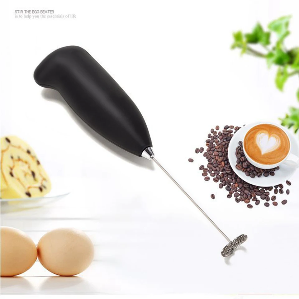 

Electric Milk Frother Handheld Mixer Foamer Coffee Maker Egg Beater Chocolate/Cappuccino Stirrer Mini Blender Kitchen Whisk Tool