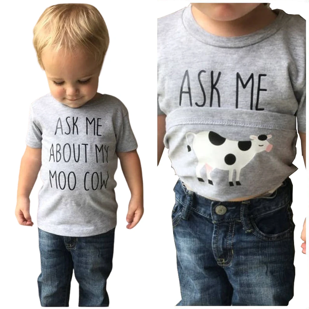 Ask Me About My Moo Cow t Shirt Funny Toddler Kids Shirt Moo Cow Funny Tee Cow Shirt Surprise Tee Toddler Tee PeekABoo Tee