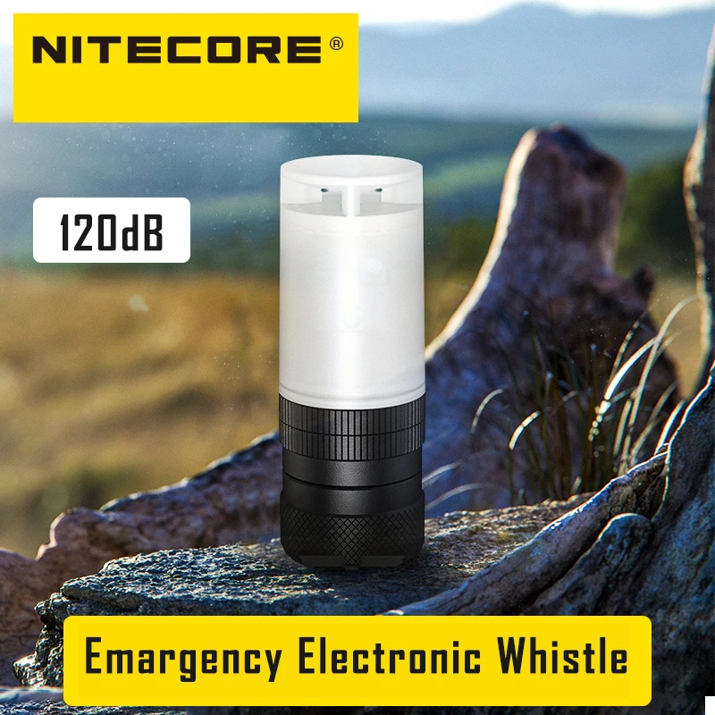 Аварийный электронный свисток NITECORE NWE30 2000 дБ 360 лм |