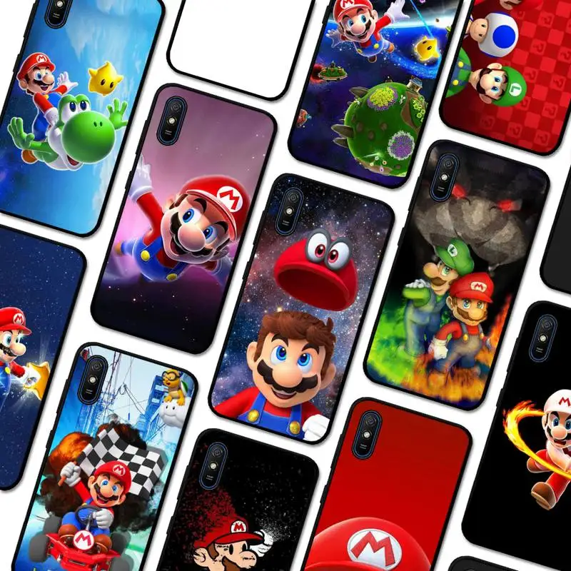

Super Mario Game Phone Case for Redmi 5 6 7 8 9 A 5plus K20 4X S2 GO 6 K30 pro
