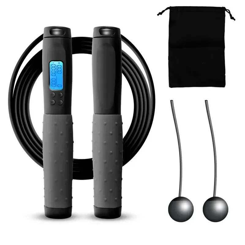 

, Best Gift for Gym and Workout. Fantastic, Adjustable Digital Counting Jump Rope with Ball Bearings for Gym and Workout - Best