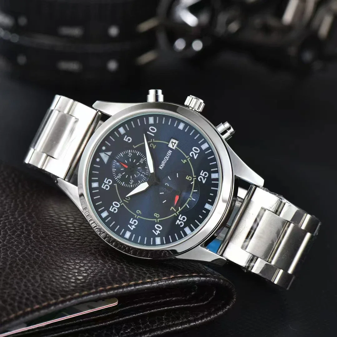 

2023 New IC Original Brand Men Watches Luxury Quartz Steel Strap Automatic Date High Quality AAA Clocks Hot Relogios Masculinos