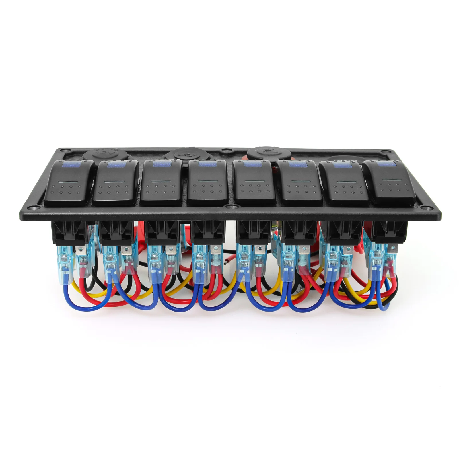 12 В/24 В двойной USB-прикуриватель с 8 кнопками