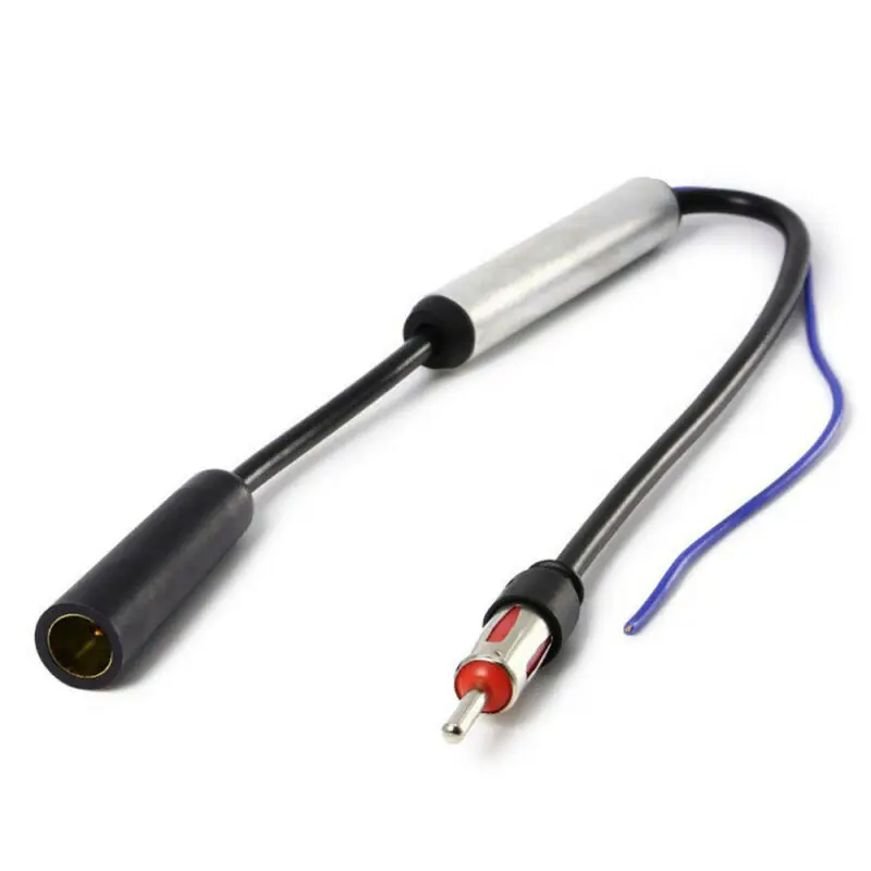 

48cm AM & FM 12V Inline Car Antenna Radio Signal Amplifier Amp Booster Automobiles Exterior Parts Car Radio Signal Boosters