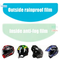 helmet anti fog film rainproof visor helmet membrane universal motorcycle electric bicycle helmet waterproof anti fog goggles