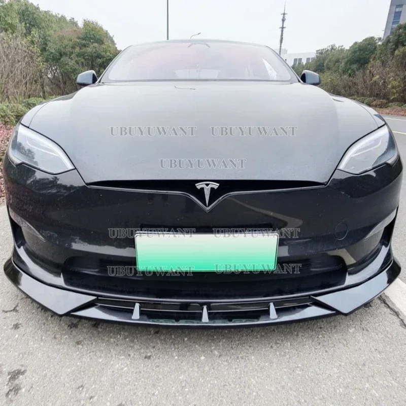 3 шт. передний спойлер для переднего бампера Tesla Model S 2022 2023 2024 +