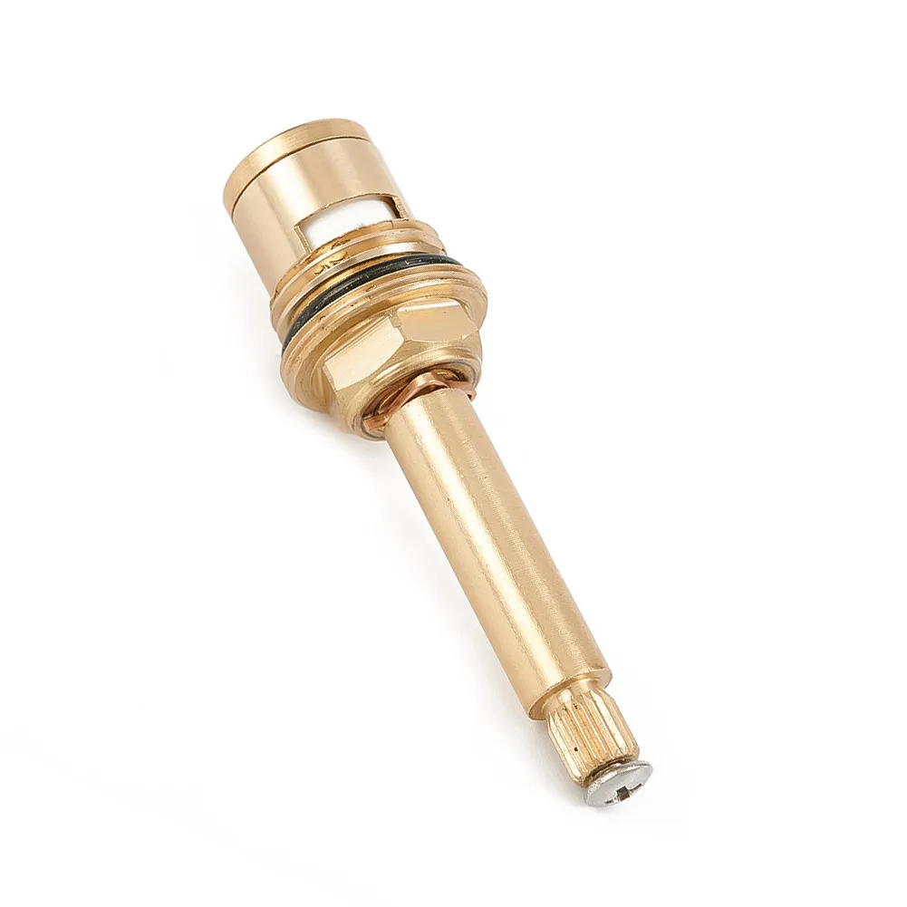 

75mm Hot Water Valve Core Shower Bath Tap Valve Cartridge Quarter Turn Flow Long Tall Stem Insert Bronze Faucet Accessory Disc