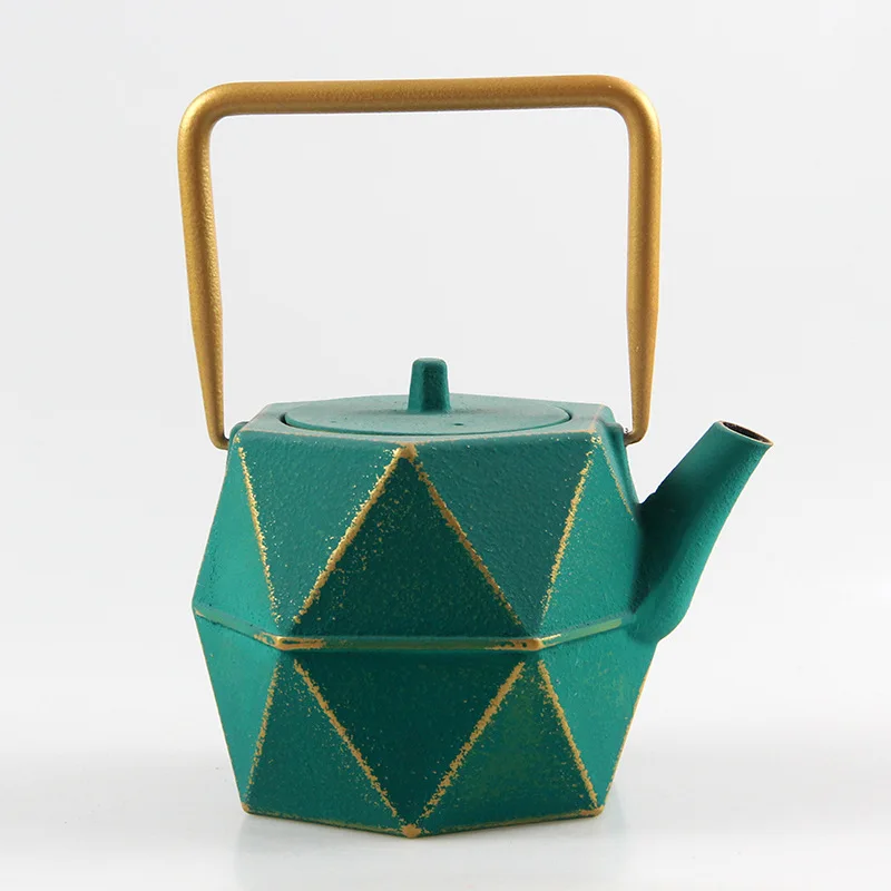 Железный чайник кипяченый цветочный чай кофе зеленый чайный Алмазный набор