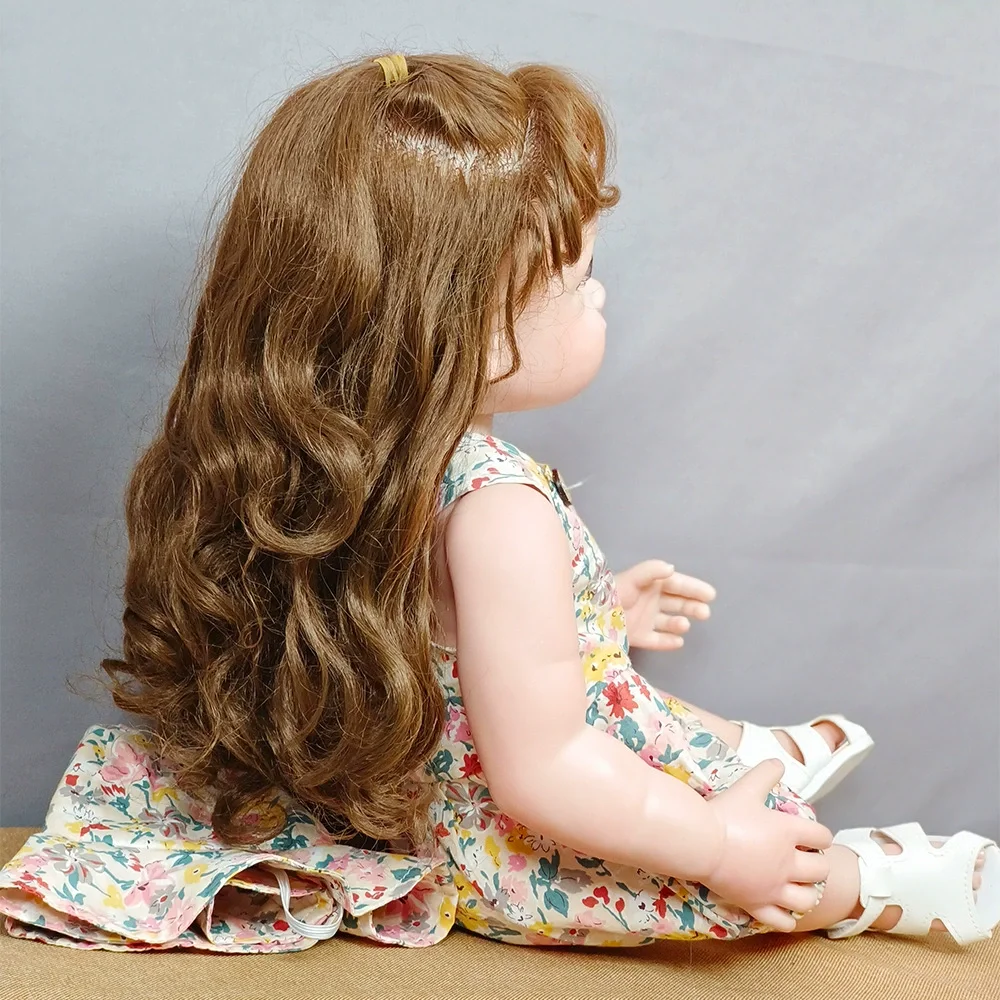 Кукла реборн Мягкая силиконовая 55 см идеальный подарок