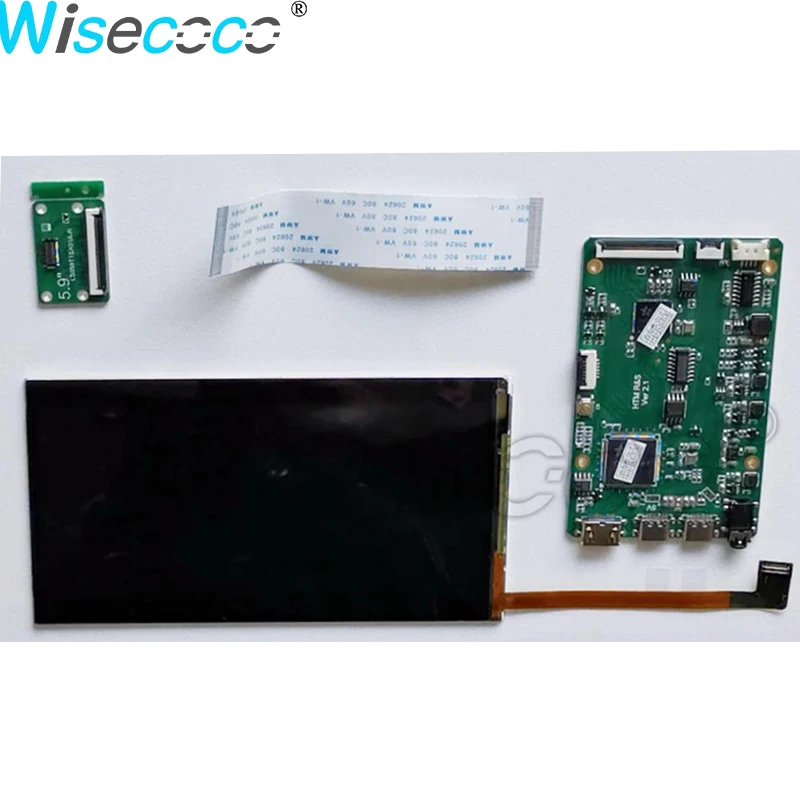 Default Landscape Mode LCD Screen 5.9 Inch IPS FHD 1920*1080 TFT Display Type-C USB C Driver Board Controller Raspberry Pi