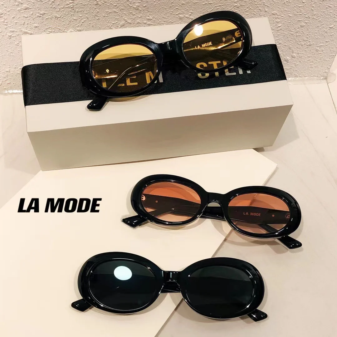 

2023 New GENTLE MONSTER LA MODE Summer Cat Eye Sunglasses Korea Brand Design GM Women Men Oval Glasses UV400 Protection