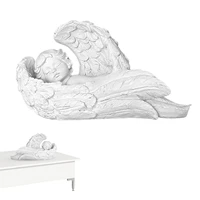 angel statue winged angel sculpture little angel memorial collection resin adorable cherubs angels statues figurine guardian