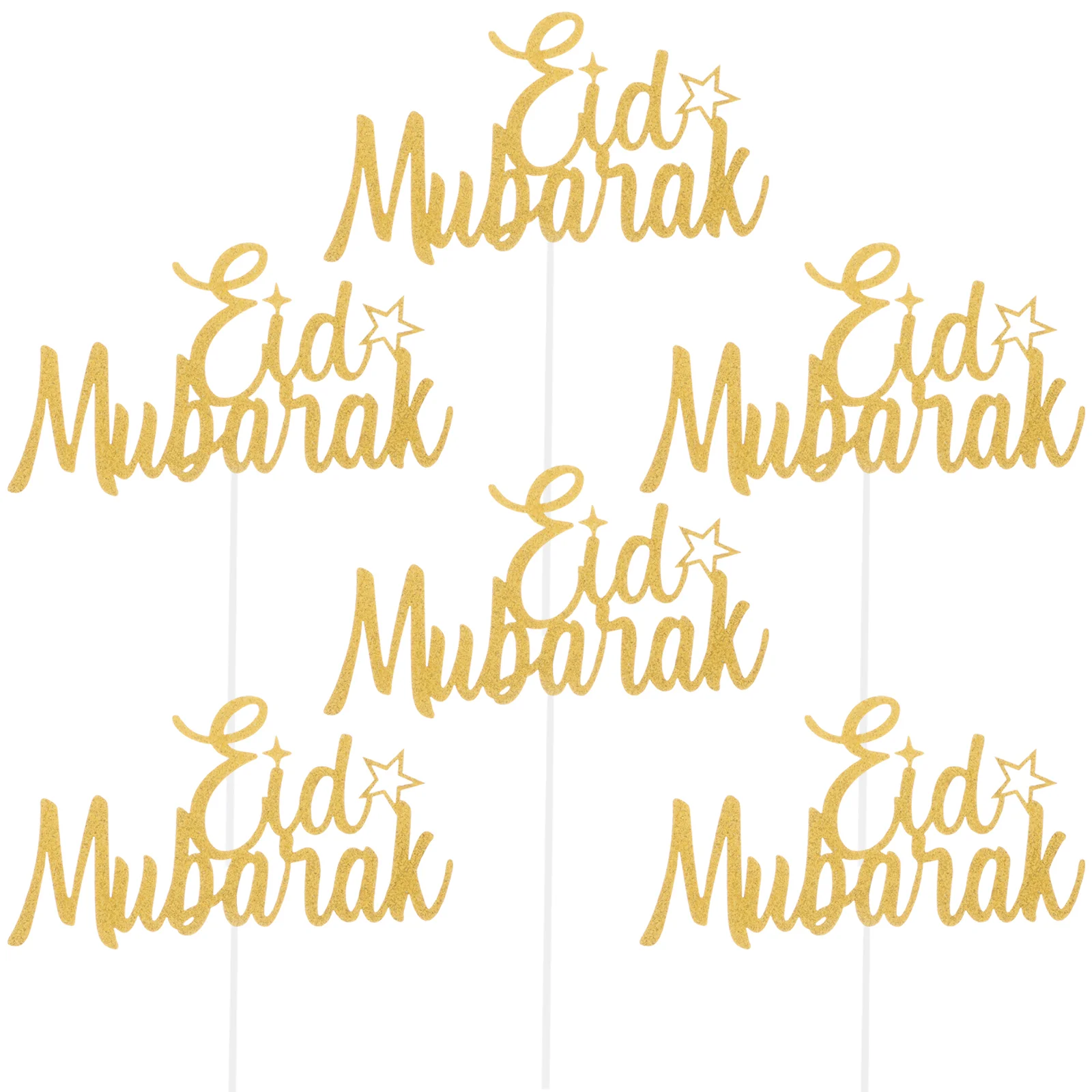 

Cupcake Eid Topper Picks Cake Toothpicks Moon Ramadan Fruit Toothpick Muslim Pick Dessert Star Inserts Kareem Mubarak Islamic