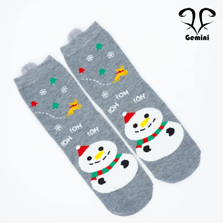 

Новые женские носки, Милые серые носки в рождественском стиле с изображением снеговика для женщин, Веселые подарки, распродажа Подарки на Рождество, женские носки, рождественские носки, носки на зиму, чтобы согреть их