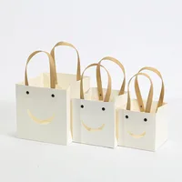 Kraft Paper Bag Smiley Baking Cake Totes Gift Bags for wedding Bridal Shower Birthday Anniversary Favor Candy Gifts package