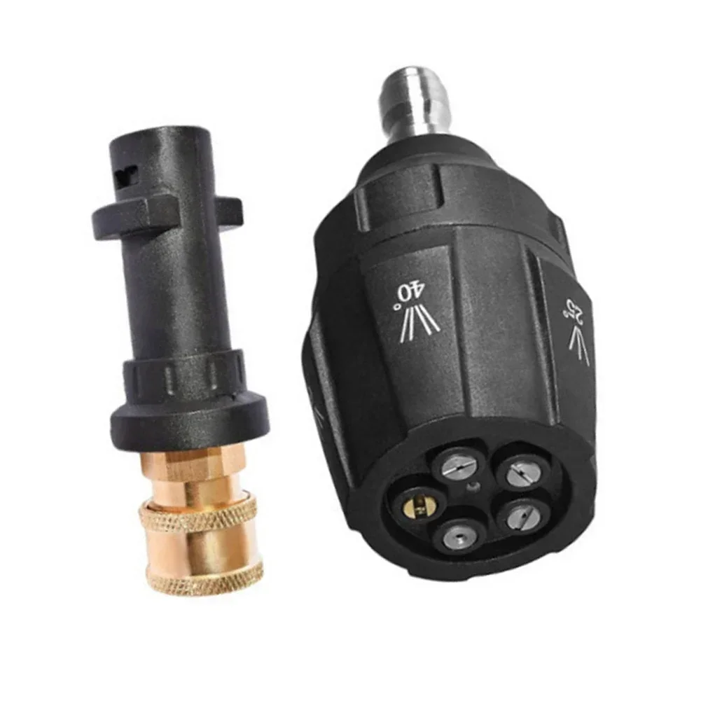 Максимальная универсальность и чистящая способность с насадками 5 в 1 для мойки