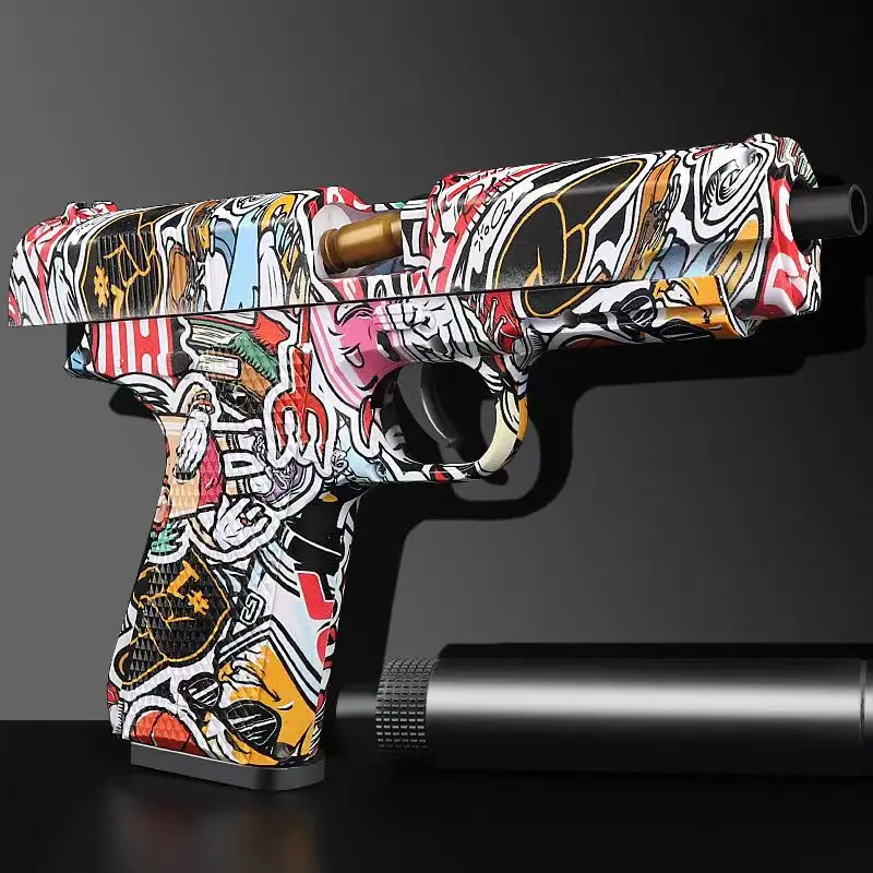 Пистолет Glock M1911 для игр на открытом воздухе игрушечный пистолет с извлечением